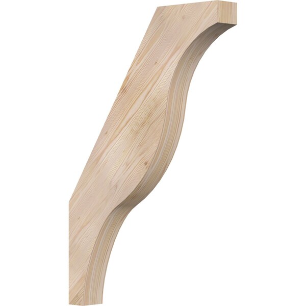 Ekena Millwork 3 1/2"W x 24"D x 36"H Funston Smooth Knee Brace, Douglas Fir BRC04X24X36FST00SDF - main